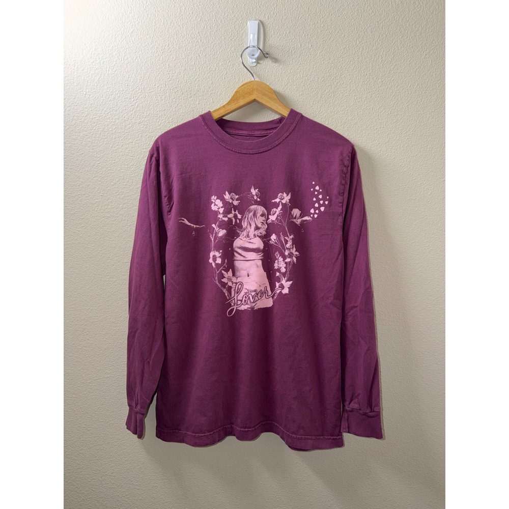 Women's Taylor Swift Lover Long Sleeve Shirt Size Medium